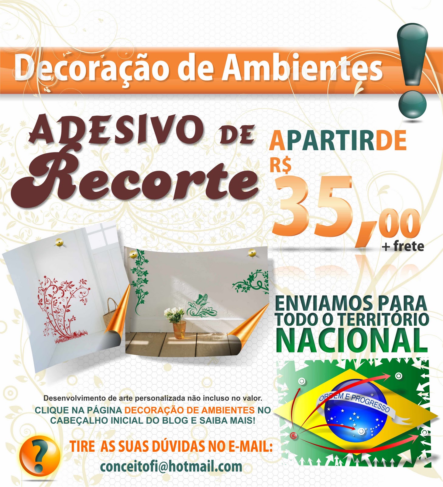 Concept ! FÁBRICA DE IDEIAS Artes e comunicaç u00e3o visual Decoraç u00e3o de Ambientes ADESIVO de Aparador Com Espelho ~ Concept ! FÁBRICA DE IDEIAS Artes e comunicaç u00e3o visual Decoraç u00e3o de Ambientes ADESIVO de