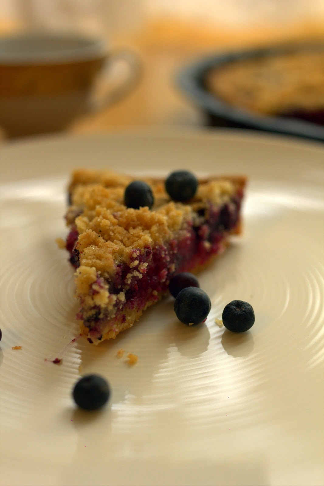 Tried n 'Tasted' Blueberry/Raspberry pie with crumbled topping