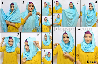 Cara Memakai Jilbab : Tutorial #17