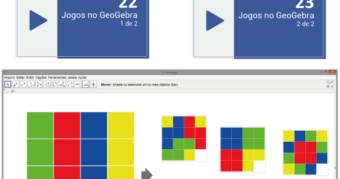 Jogo das cores – GeoGebra