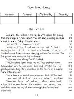 Reading Fluency For 3rd Grade - reading fluency passages 3rd grade