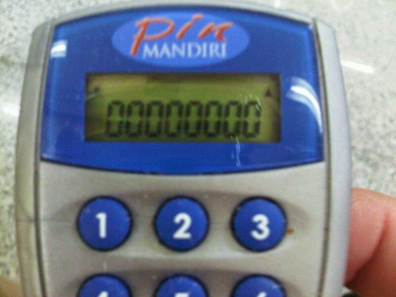 Just 4nn4 Thought... Masalah Token Bank Error "Lock New Pin Conf"