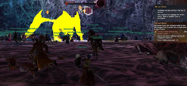 GW2 Guild Wars 2 Lost Shores Ancient Karka