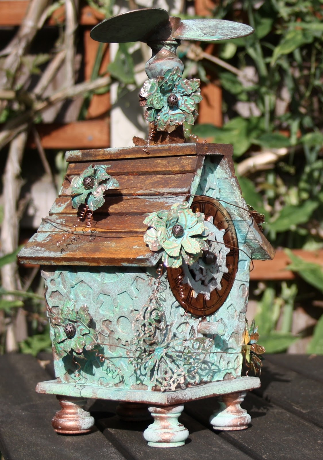 Carol Fox 2 mY wOrLd Steampunk Birdhouse