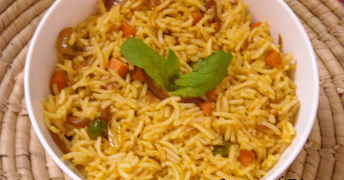 Mixed Vegetable Fried Rice Samayal Diary