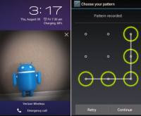 Sblocco schermo Android