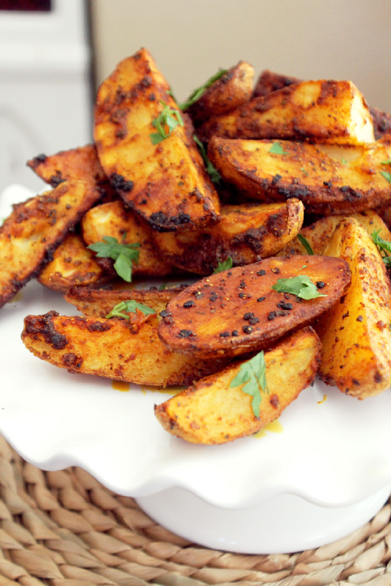 Not Quite a Vegan...? Roasted Indian Curry Fries