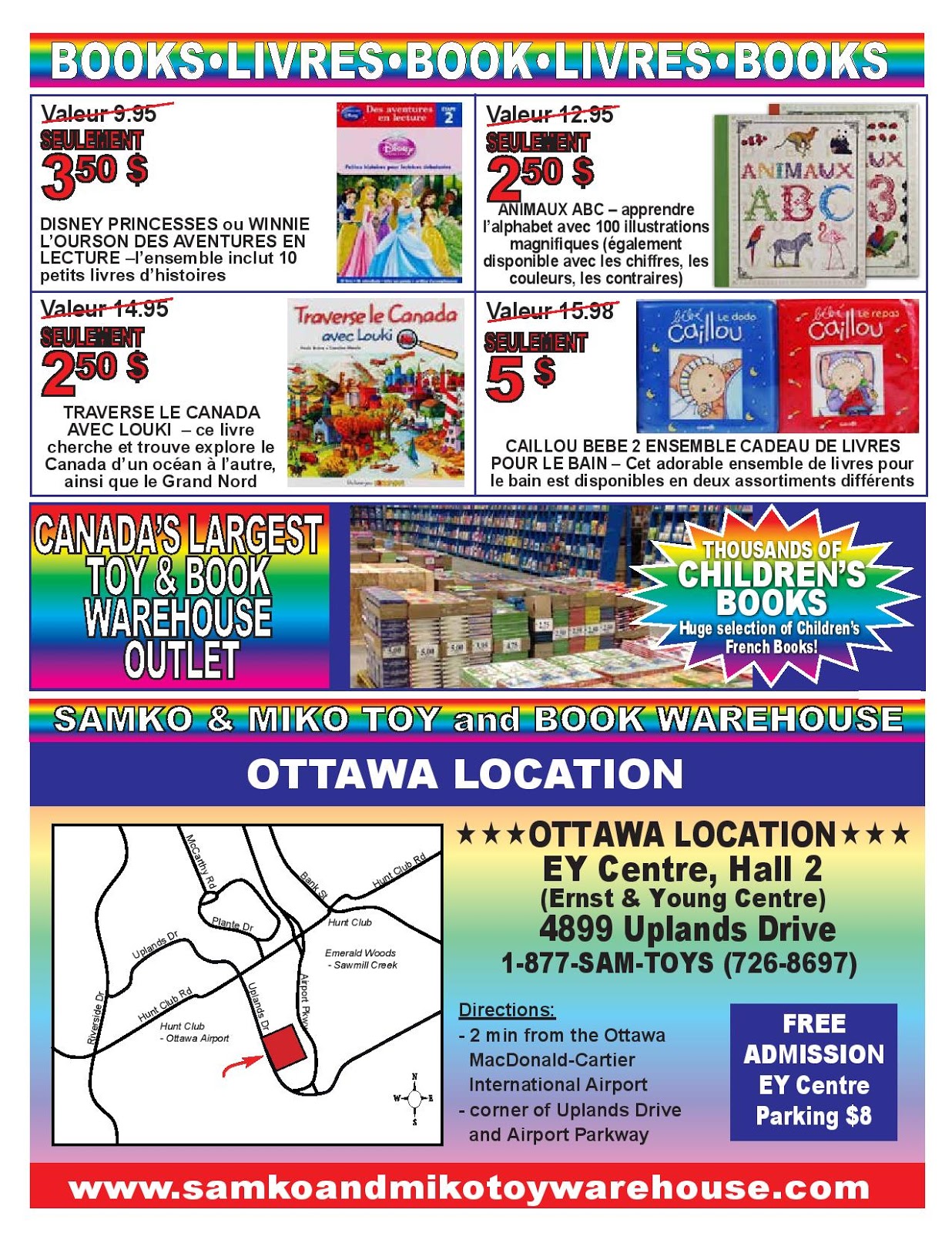 Things To Do with the Kids in Ottawa: Samko and Miko Flyer 2015