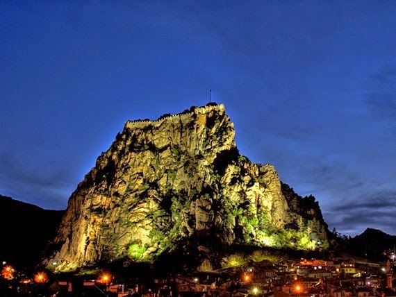 Afyonkarahisar Kalesi Gece Afyonkarahisar Kalesi Gece