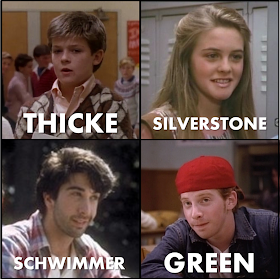 Robin Ticke, Alicia Silverstone, Seth Green, David Schwimmer, The Wonder Years