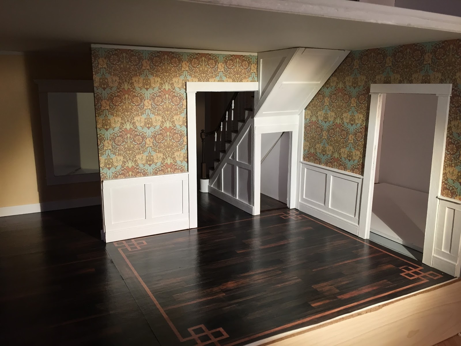 Dollhouse wainscoting The Kinfeld