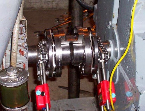 Lovejoy Disc Coupling with Shaft Laser Alignment Tool
