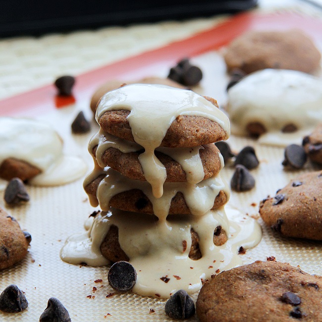 Mix it Up Peanut Butter Glazed Cookies