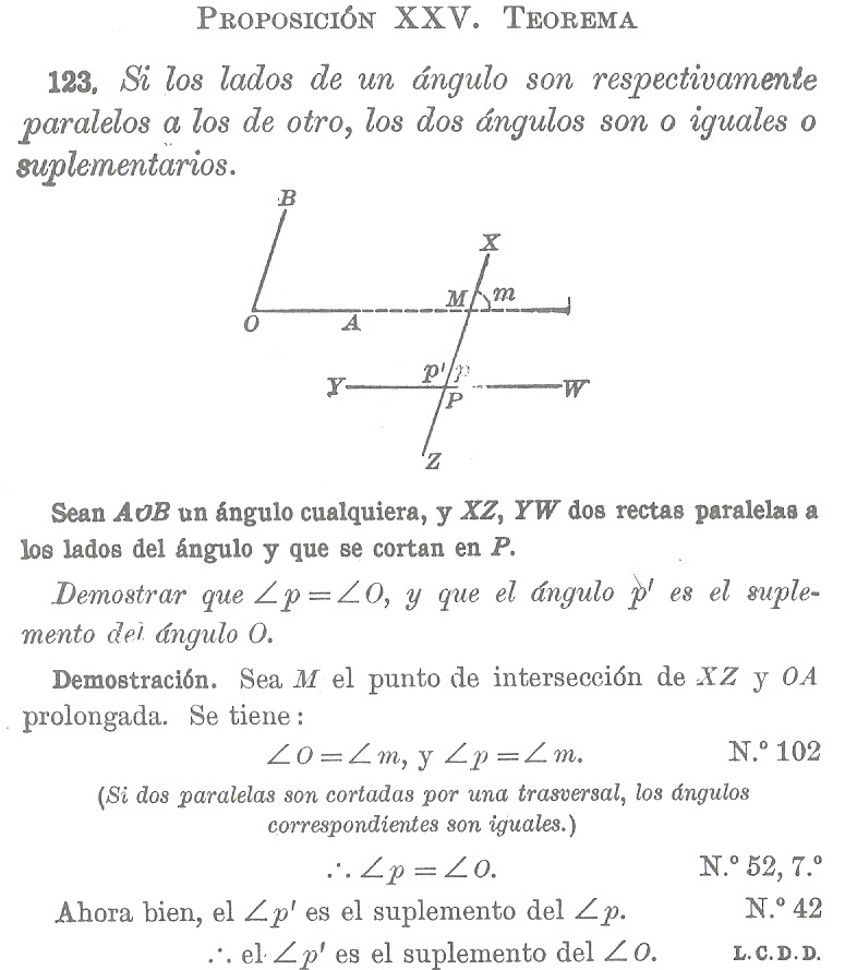 DEMOSTRACION DE TEOREMAS DE GEOMETRIA demostracion de teoremas de geometria: