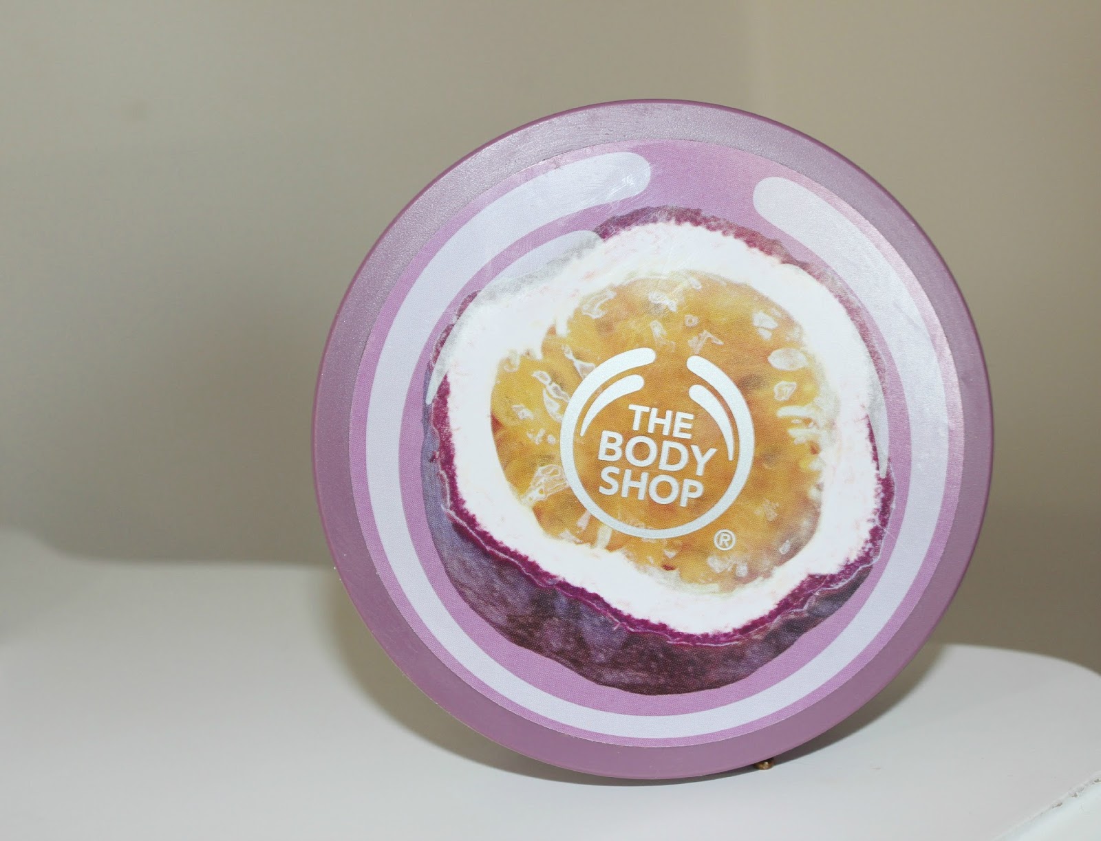 The Body Shop Body Butter In Passion Fruit. CHANELLE JADE