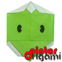 Cara Membuat Origami Wajah Capa | Cara Membuat Origami | Bunga