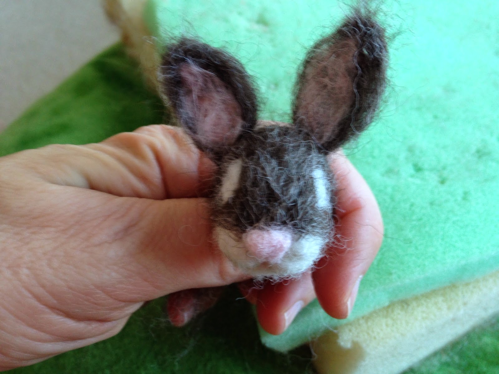 Claudia Marie Felt How to Make a Needle Felted Bunny and Giveaway