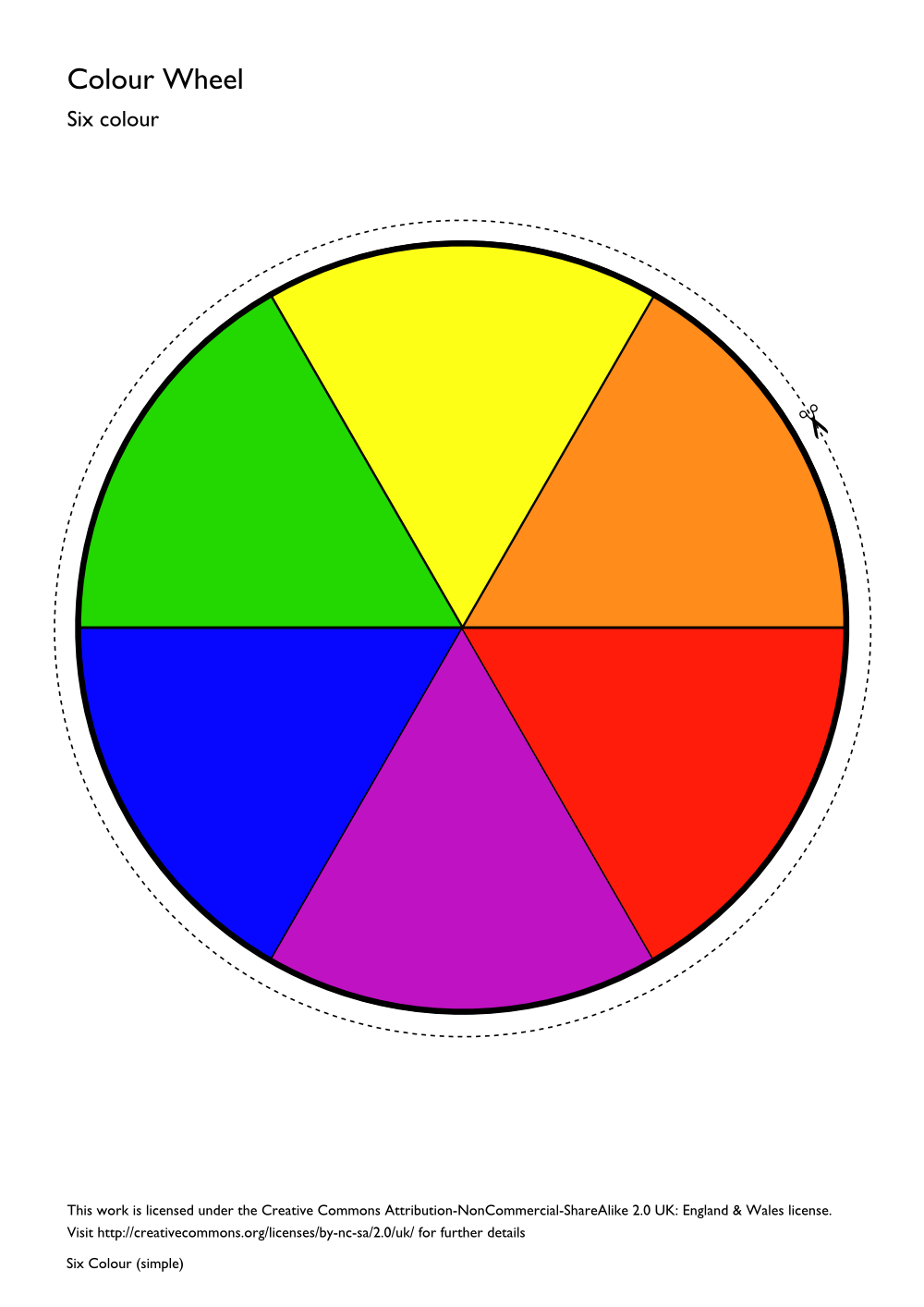 color wheel primary colors secondary colors