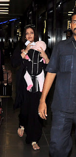 Aishwarya Rai snapped with daughter 'Aaradhya'