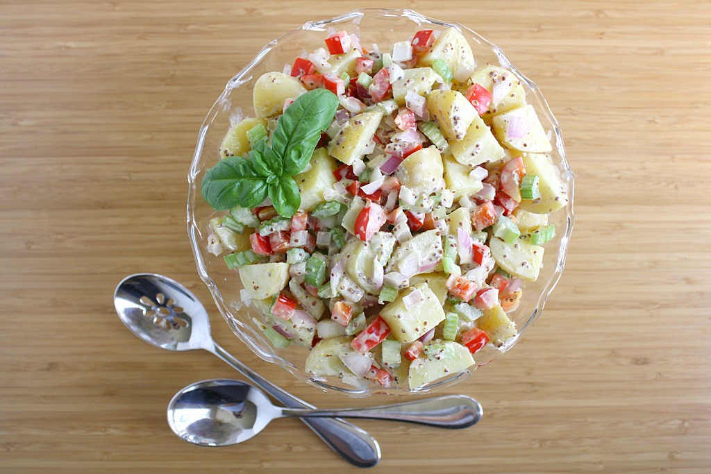 The Garden Grazer Healthier Potato Salad