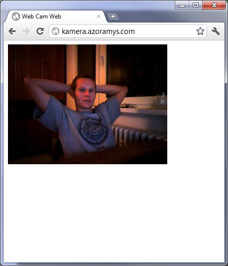 ... that you can start a simple app on your laptop that captures webcam ... ... that you can start a simple app on your laptop that captures webcam ...