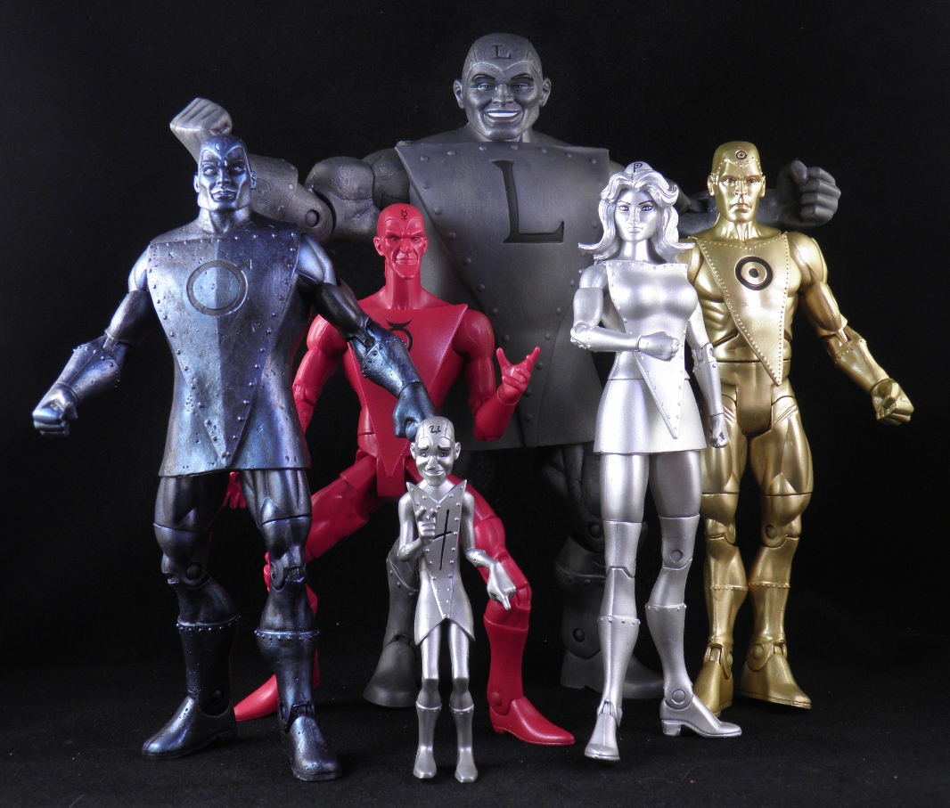 RARE DC Universe Classics Direct Collectibles Metal Men Series Platinum Figure 