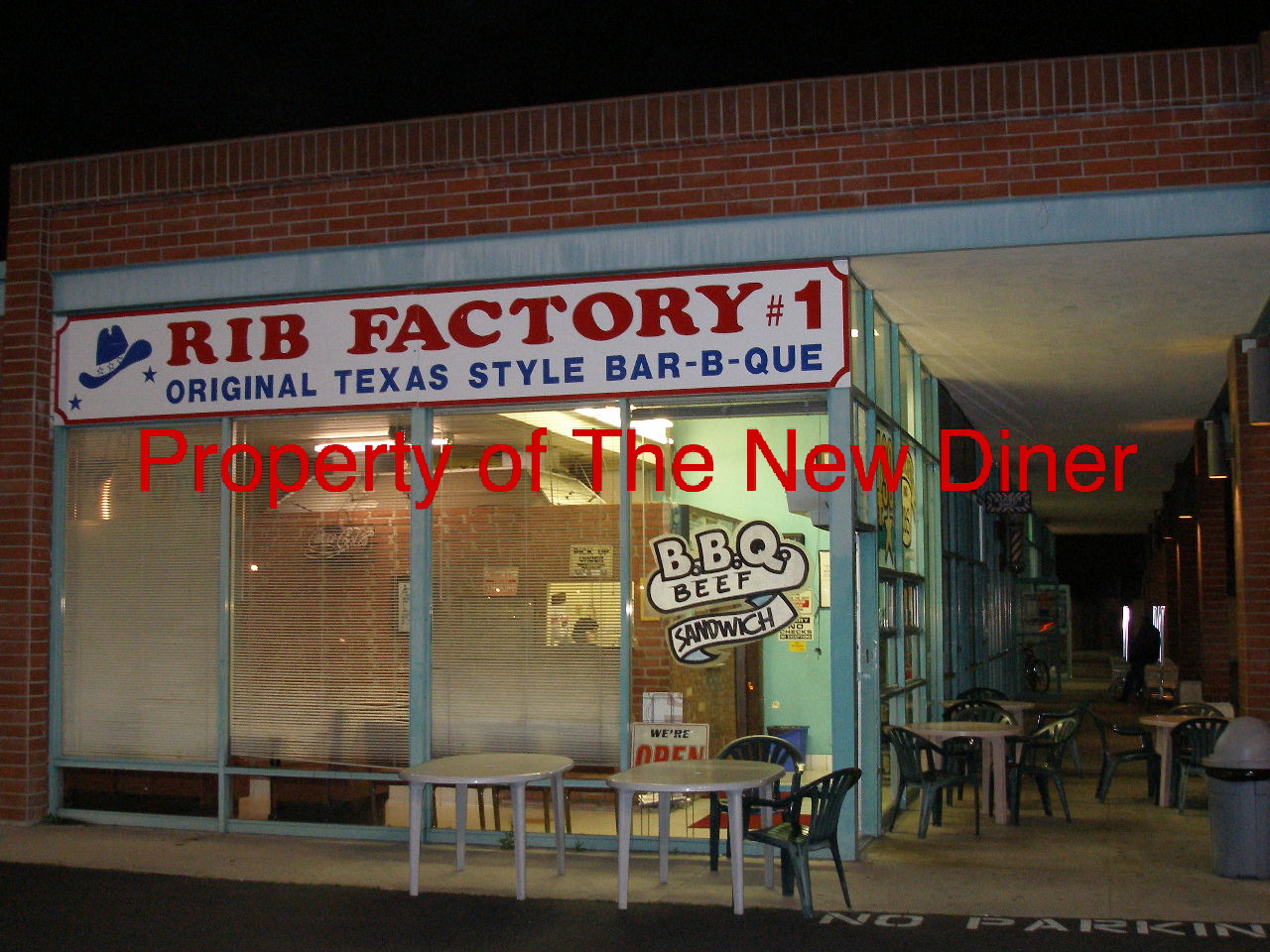 The New Diner Rib Factory 1Closed