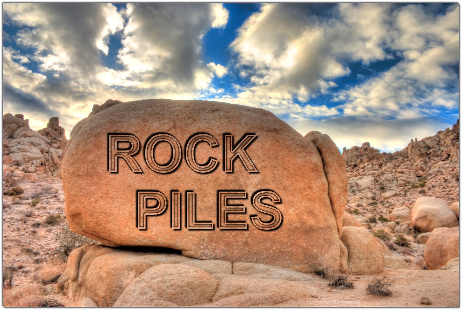 UNIQUELY JOSHUA TREE ROCK PILES JOSHUA TREE