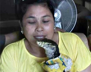 Seorang Ibu Di Sulawesi Dikabarkan Melahirkan Biawak [ www.BlogApaAja.com ]