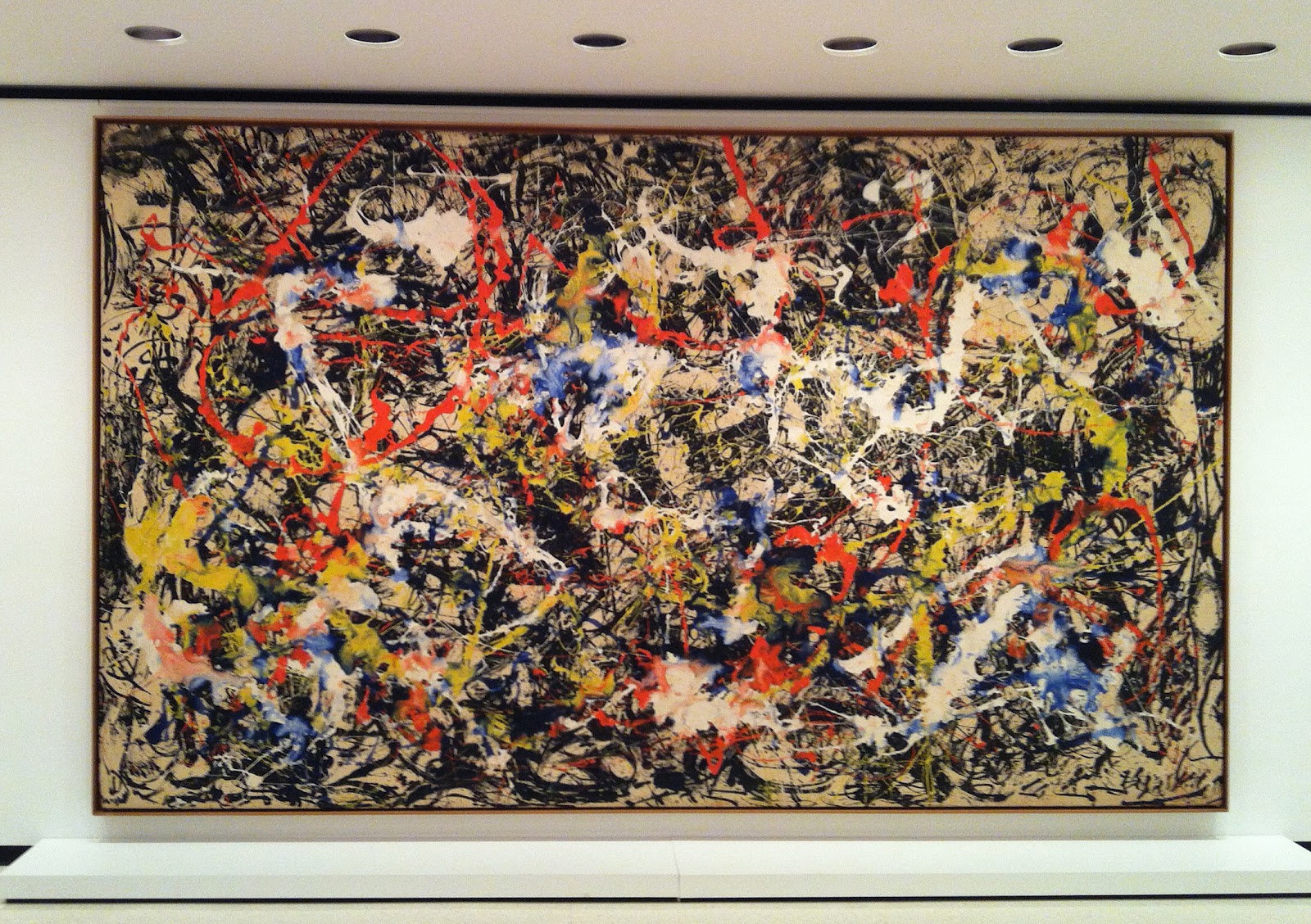 Jackson Pollock Convergence, 1952 courtesy of the Albright Knox Art Gallery...