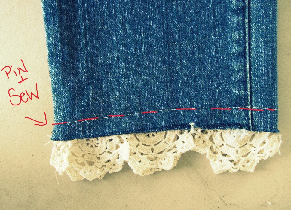 WobiSobi Lace Jean Cuff, DIY