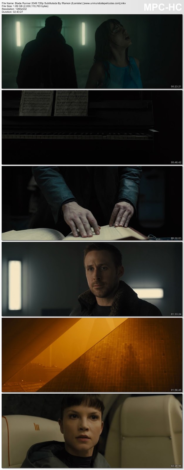 Capturas de la película.
