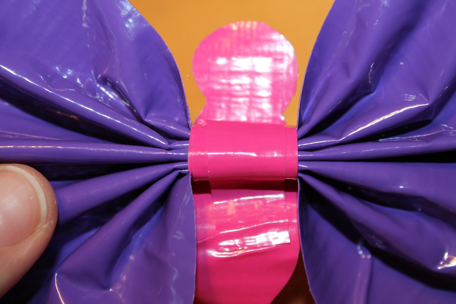 Doodlecraft Butterfly Duct Tape Hairbow!