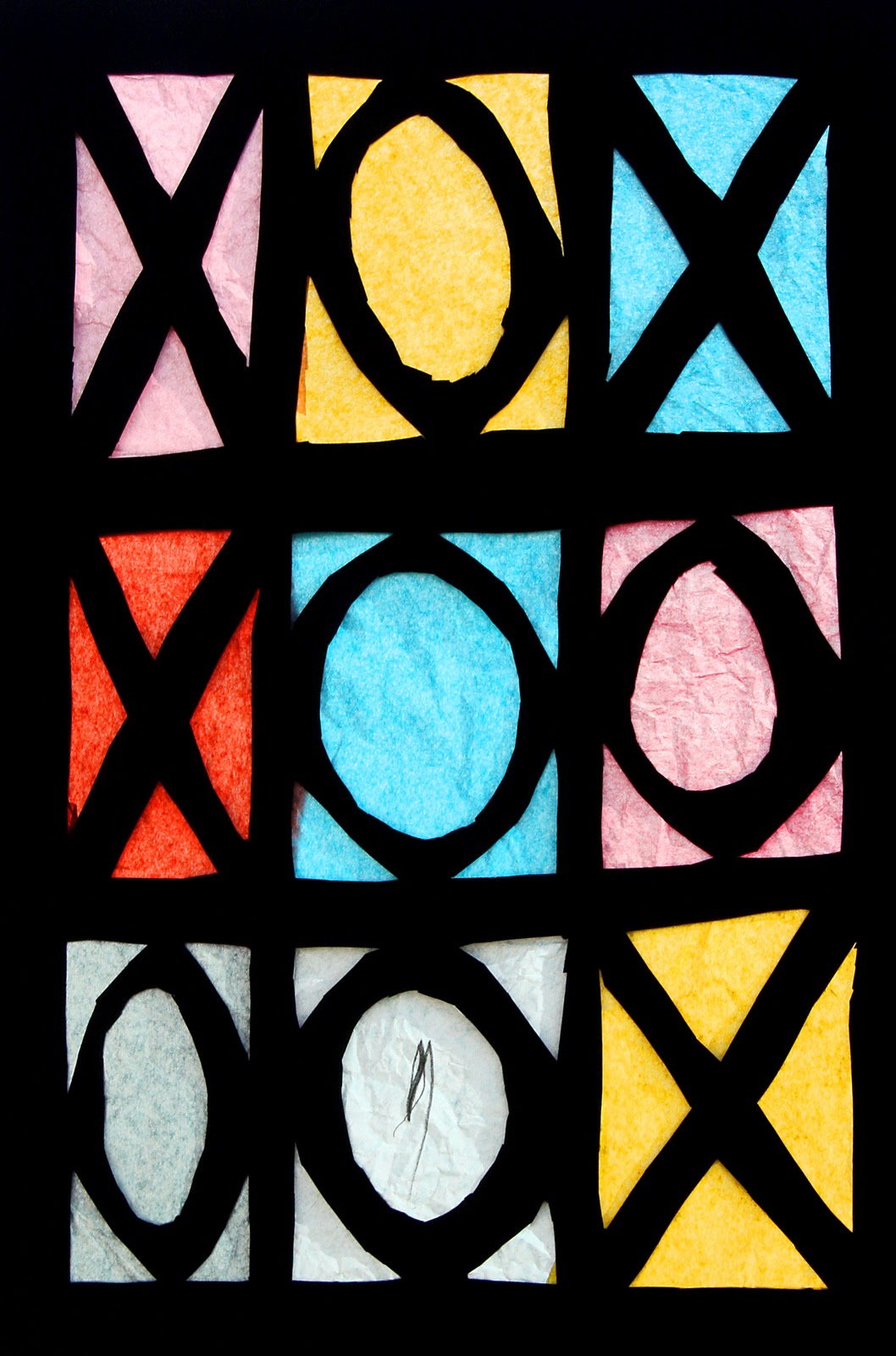 Art is Awesome! 5th Grade Tissue Paper Stained Glass