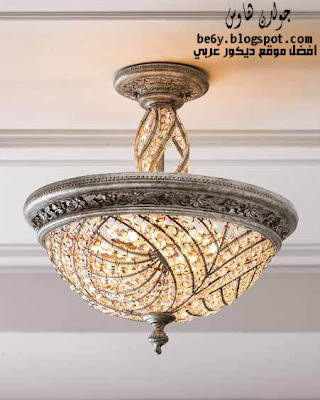احدث نجف كريستال وكريستالات لاكسسوارات المنزل