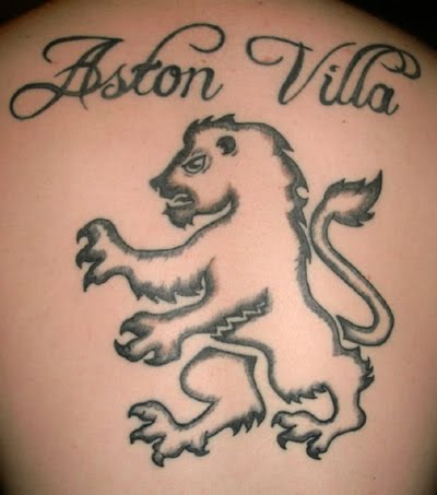 Socer - fotball: Aston Villa FC tattoo