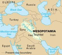 MESOPOTAMIA SIGNIFICA TIERRA ENTRE RÍOS