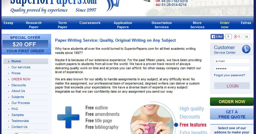 Paper writing service superiorpapers