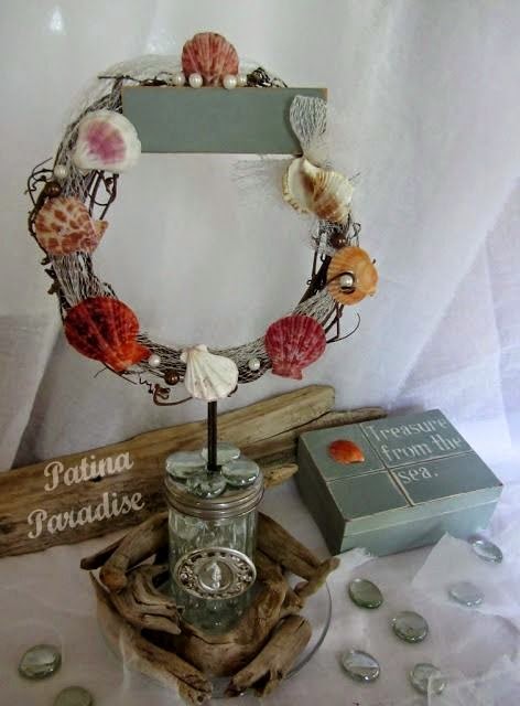 Summer Wedding Ideas: Beach Theme Centerpiece