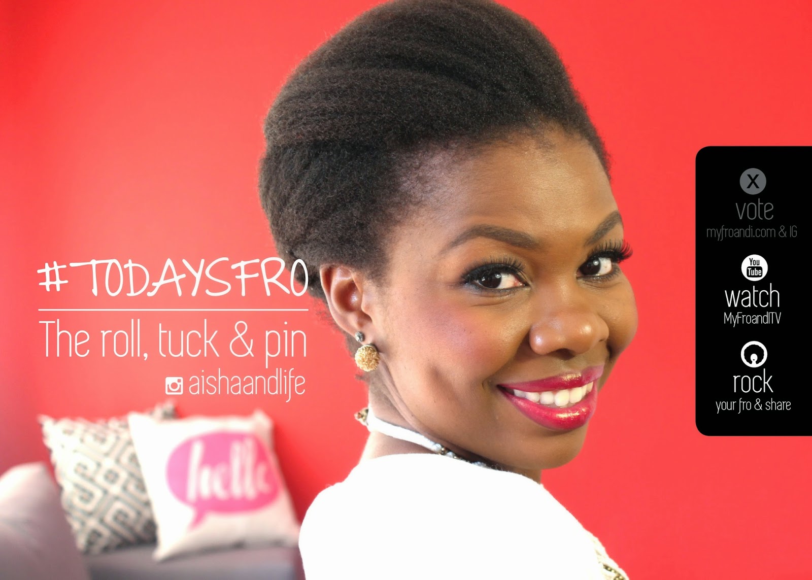 Todaysfro Tutorial The Roll Tuck Pin Aisha Life