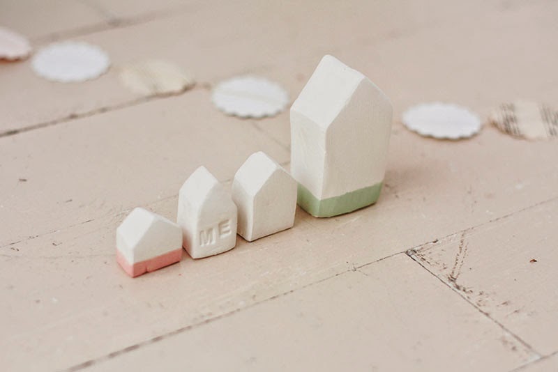 Adornos navideños de porcelana fría