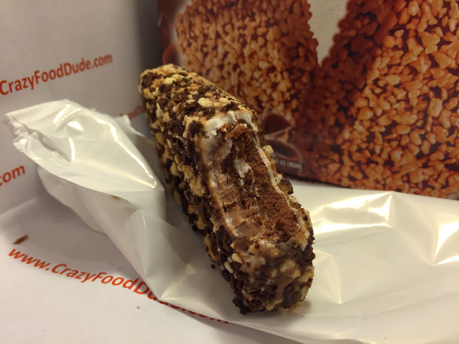 Crazy Food Dude Review Good Humor Chocolate Eclair Ice Cream Bars