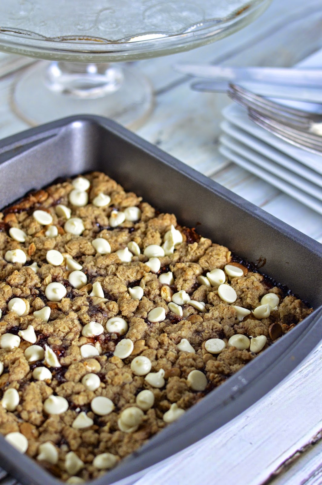 Gingerbread Raspberry White Chocolate Bars {Gluten Free} Virtually Homemade Gingerbread