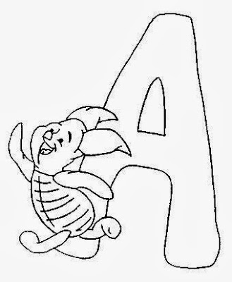 Winnie Pooh Abc Coloring Pages 2