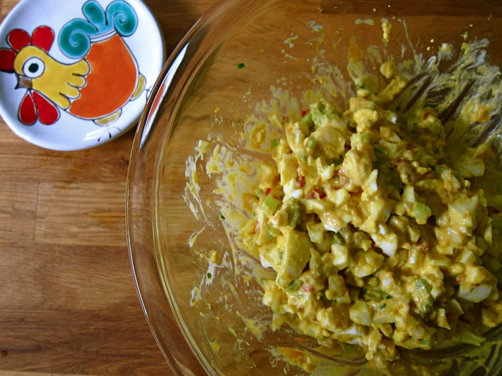 Frances' Kitchen Curried Egg Salad with Mango Chutney