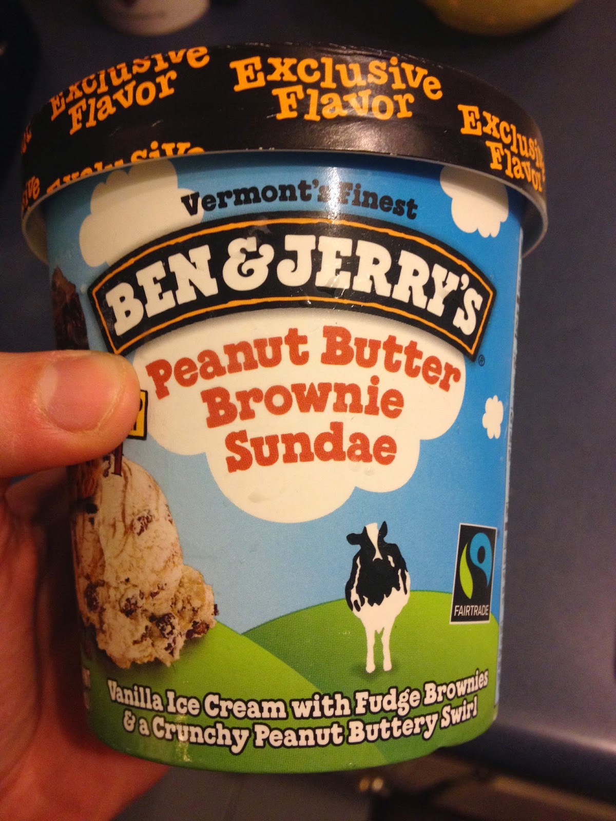 Ben & Jerry's Peanut Butter Brownie Sundae
