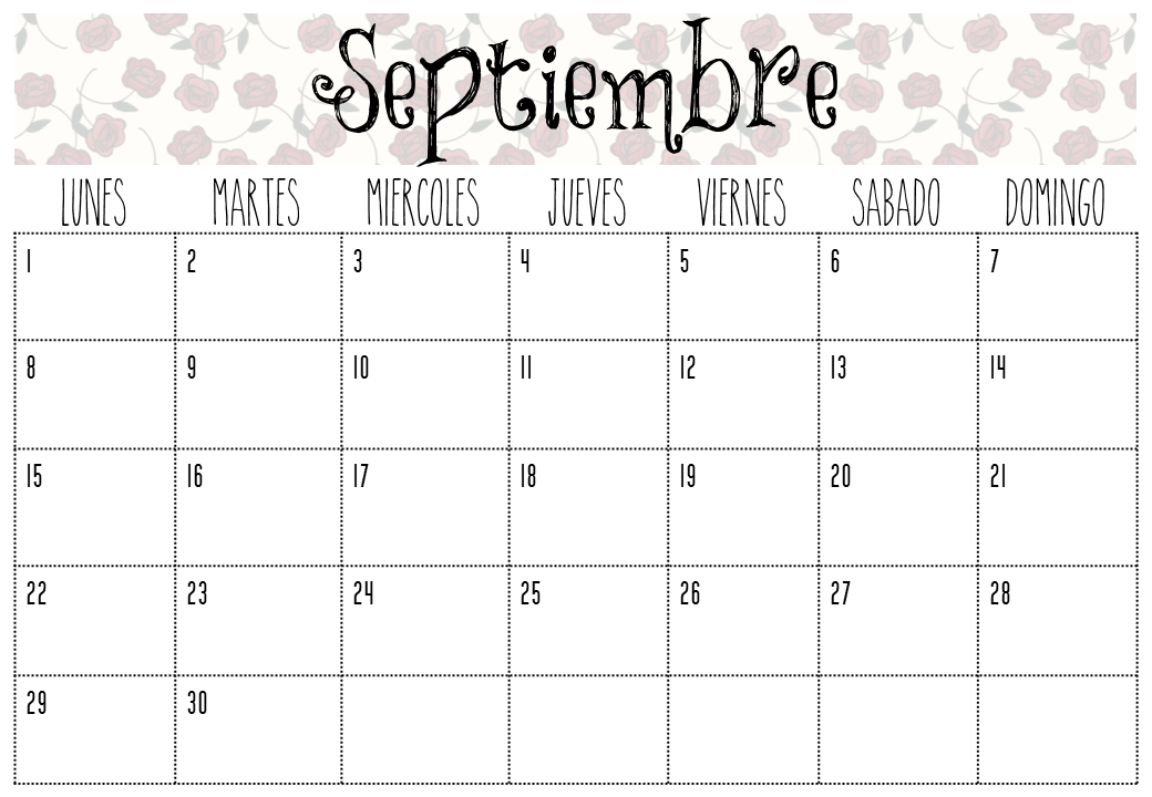 the random chaos calendarios septiembre 2014 imprimibles calendario septiembre 2014