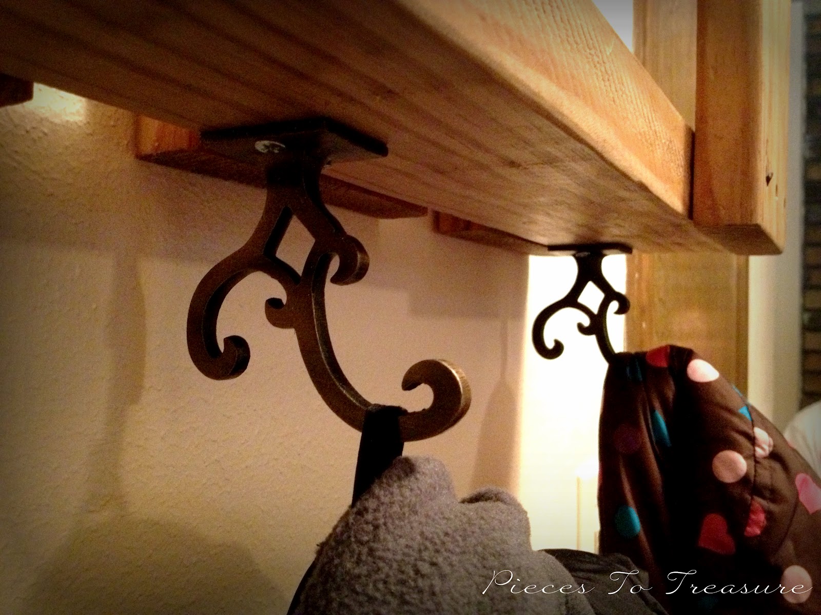 Pieces To Treasure Repurposing and a Wall Coat Hanger