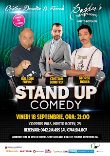 Coppers Pub Stand-Up Comedy Vineri 18 Septembrie Coppers Pub Stand-Up Comedy Vineri 18 Septembrie