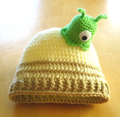 Futurama brain slug baby hat